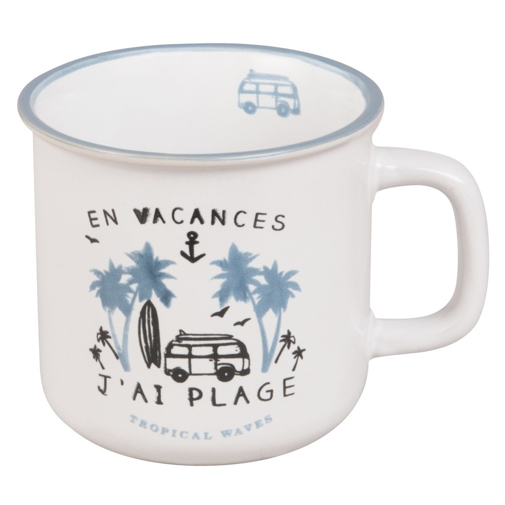 Mug en porcelaine blanche | Maisons du Monde FR