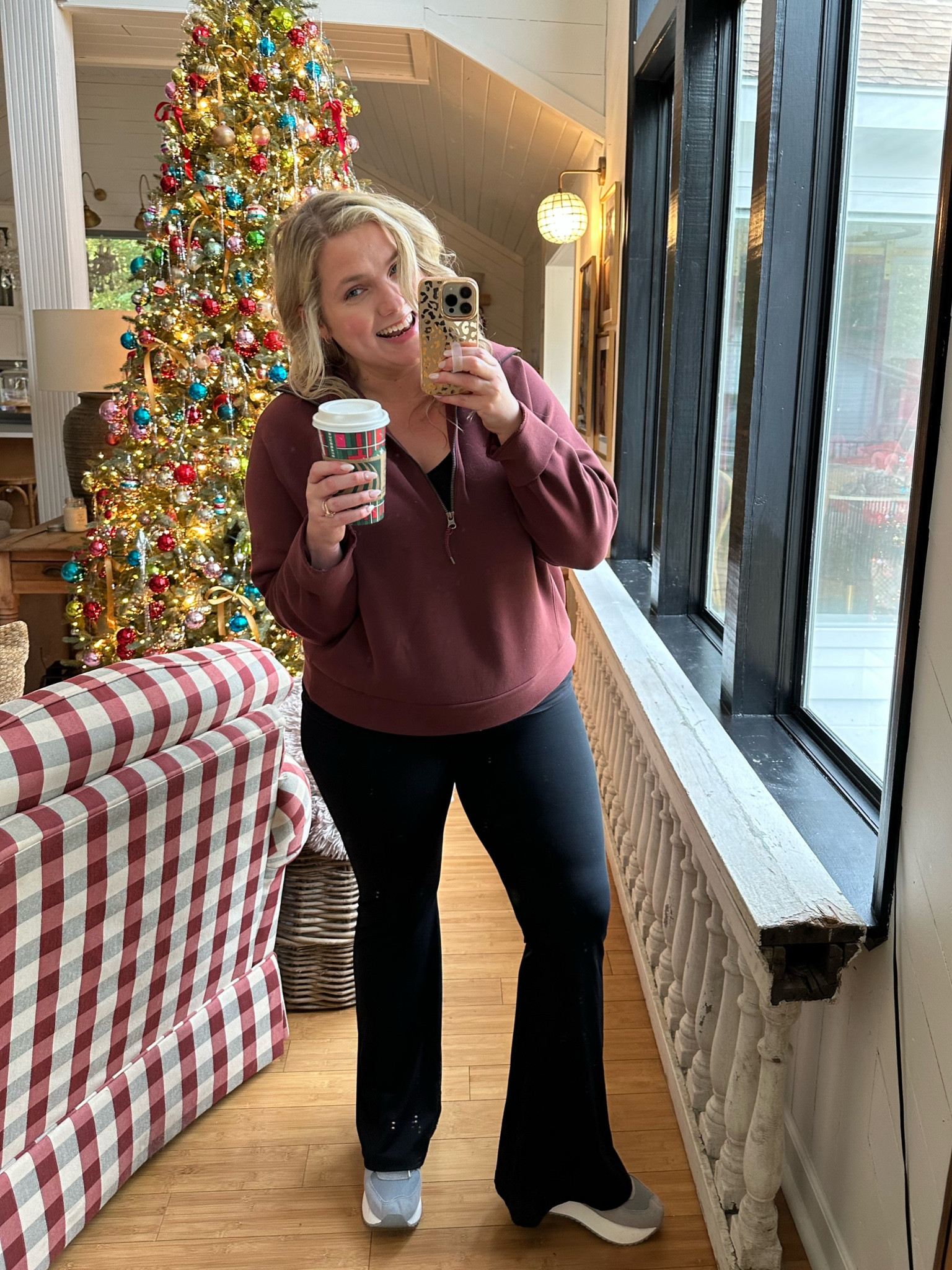 OOTD. I freaking love these shoes 👟 

#LTKHoliday #LTKshoecrush #LTKmidsize