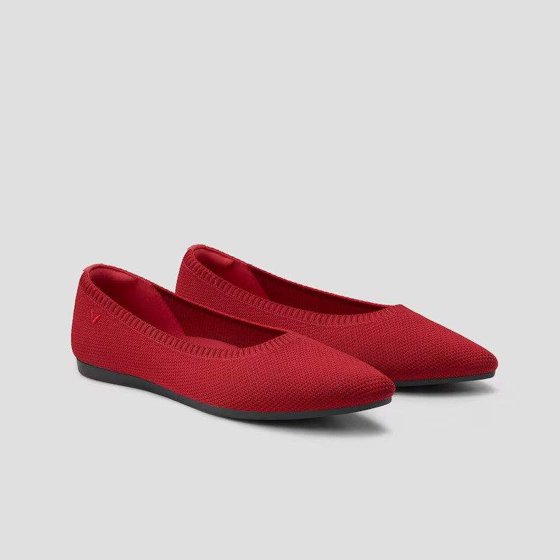 Pointed-Toe Ballet Flats (Aria 5°) | VIVAIA