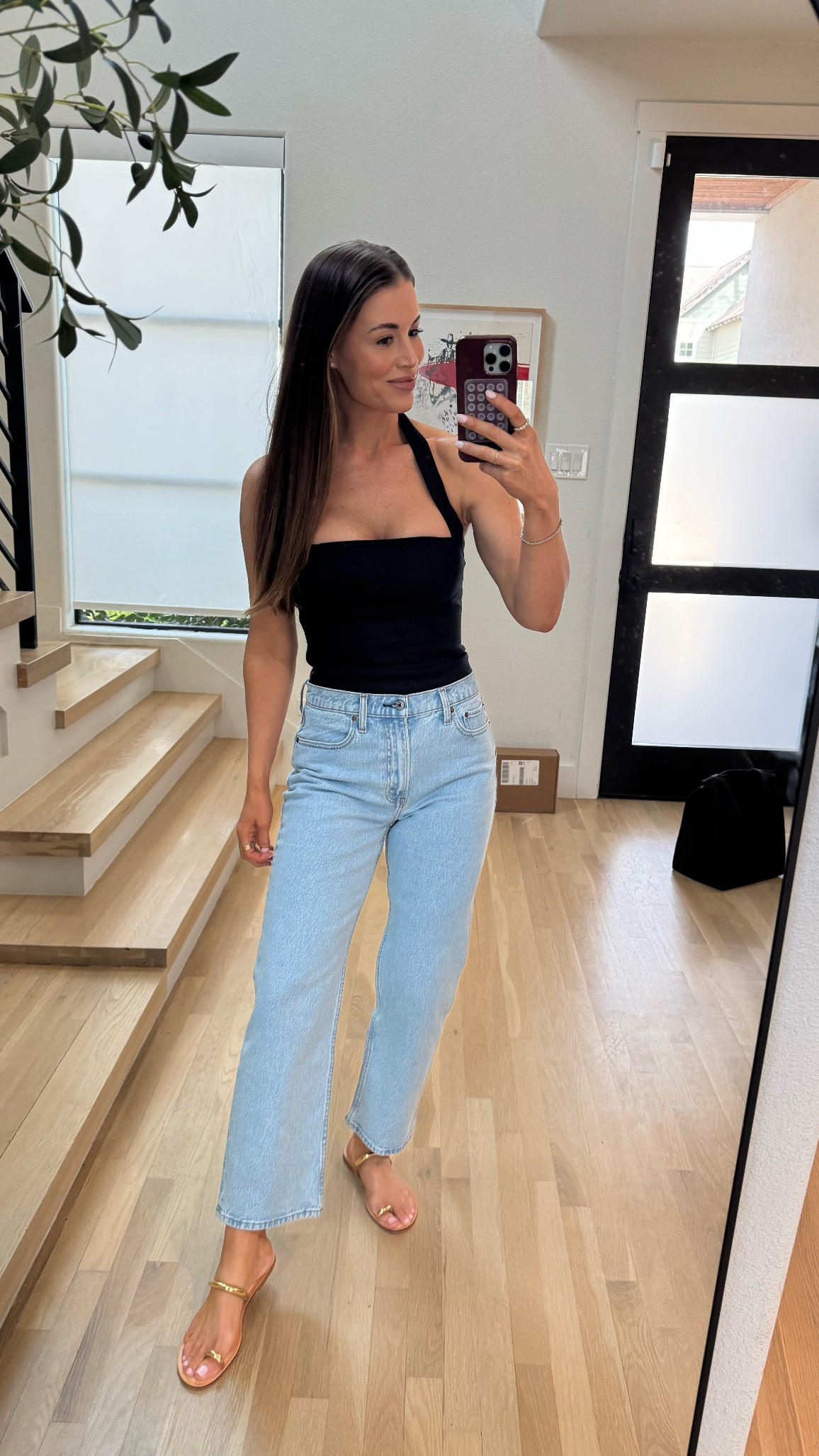 Found my new favorite Abercrombie jeans! High rise vintage straight in SHORT length (I’m 5’6) + sized up to 27 for loose fit. Come in a few washes !! Size 6 in linen halter top from reformation! My go to spring sandals are true to size!

They’re no longer on sale but still SO good and I highly recommend them! 

#LTKWatchNow #LTKStyleTip #LTKShoeCrush