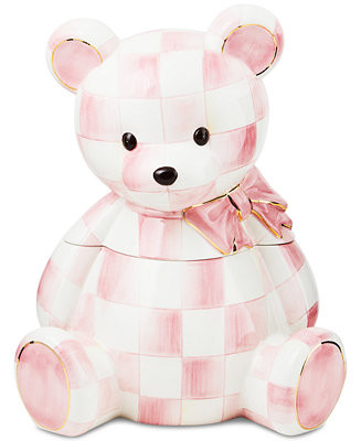 Rosy Check Bear Ceramic Cookie Jar | Macy's