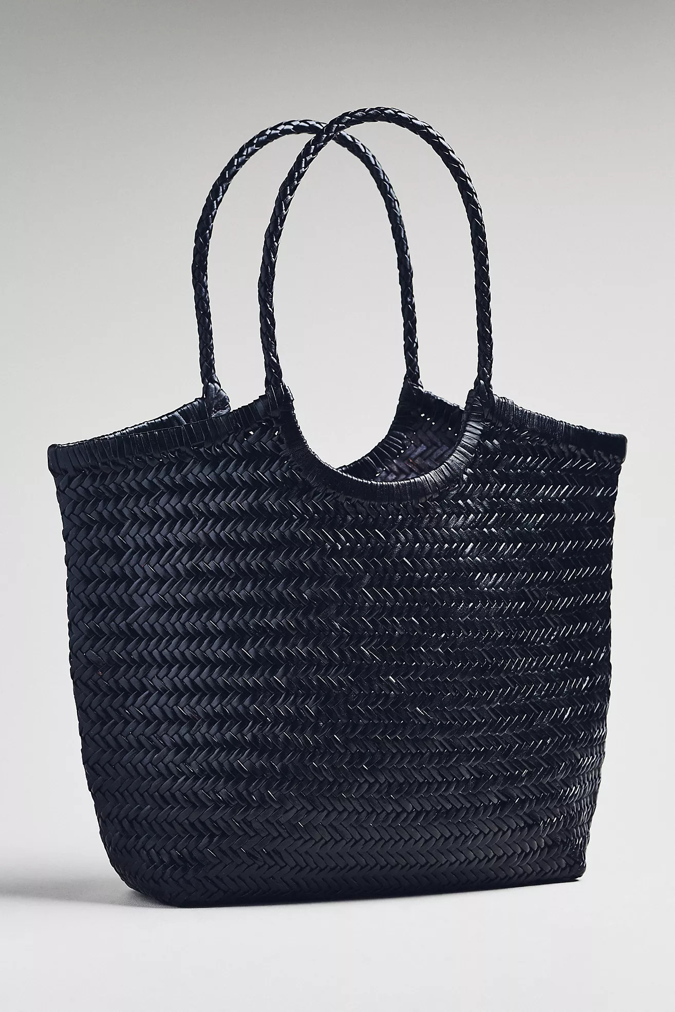 By Anthropologie Woven Leather Tote | Anthropologie (US)
