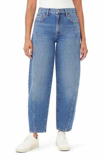 Kensie High Waist Ankle Barrel Leg Jeans in Pippa at Nordstrom Rack, Size 8 | Nordstrom Rack