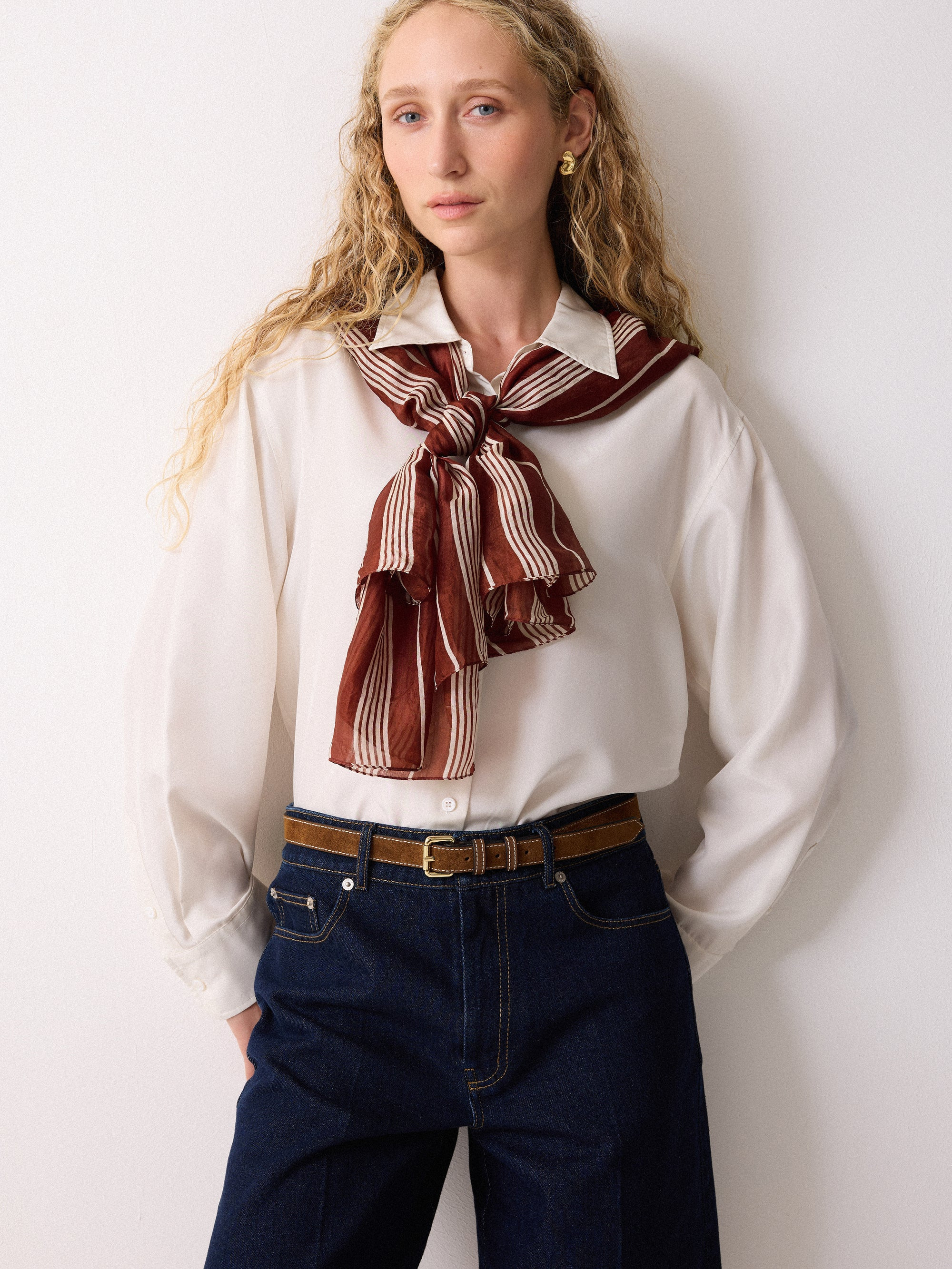 Suede Skinny Belt Suede Skinny Belt | Tan | Jigsaw (UK)