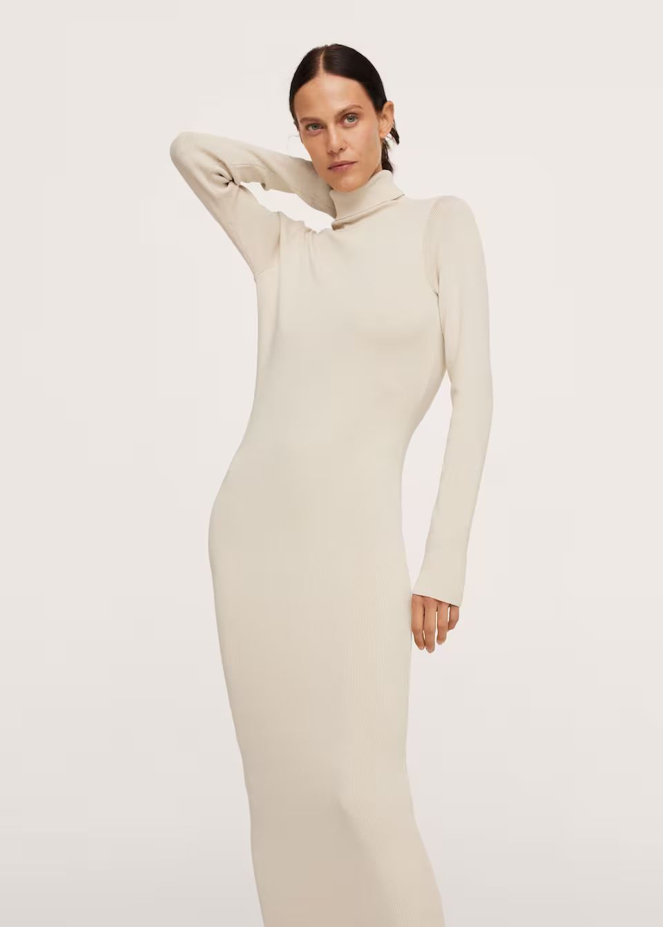 Back vent dress | MANGO (UK)