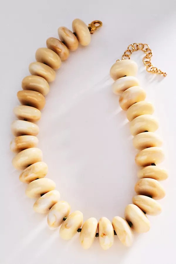 Bowie Necklace, Large Beads | Anthropologie (US)
