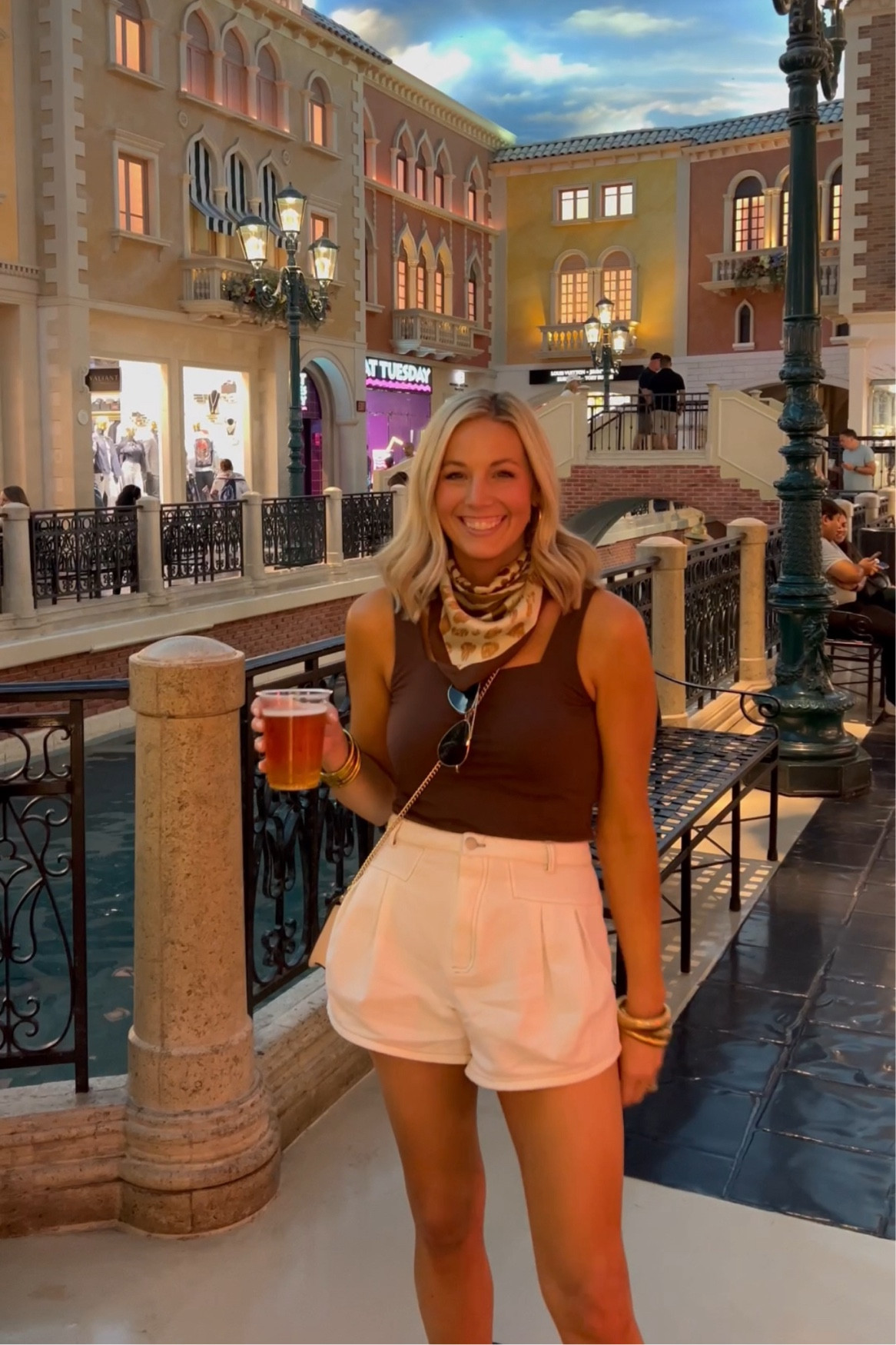 Shopping OOTD
Bodysuit: old navy
Shorts: from local boutique but linking similar
Sunnies: Ray bans
Purse: Coach 
Sandals: Amazon 

#LTKFindsUnder100 #LTKFindsUnder50 #LTKStyleTip