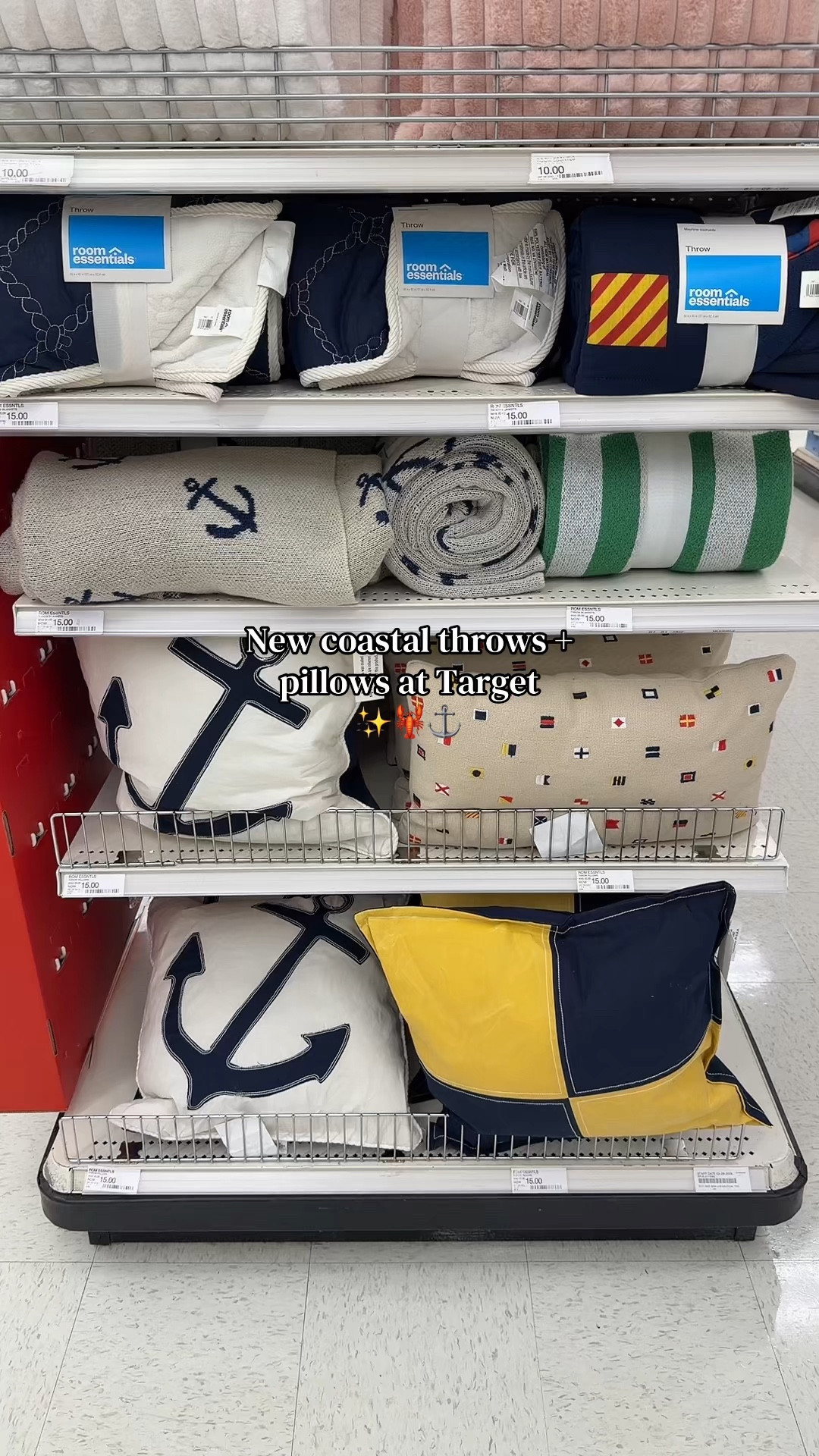 New coastal throws and pillows @Target ⚓️🦞✨

#LTKHome