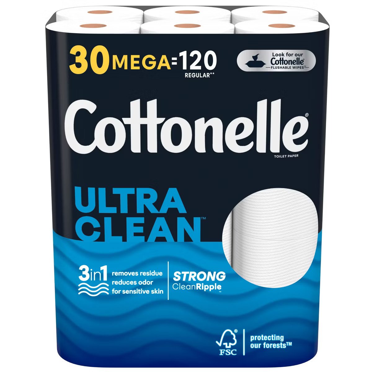 Cottonelle Ultra Clean Strong Toilet Paper | Target