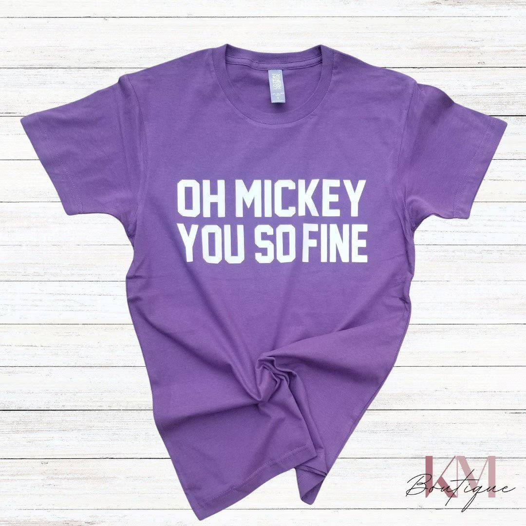 Oh Mickey You So Fine Disney TShirt | Disney World Group Shirts | Hey Mickey You're  So Fine, wom... | Etsy (US)