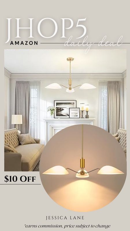 Amazon daily deal, save $10 on this gorgeous modern gold chandelier. Modern Lighting, modern chandelier, living room chandelier, Amazon lighting, modern light fixture, Amazon deal

#LTKsalealert #LTKstyletip #LTKhome