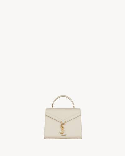 cassandra mini top handle bag in grain de poudre embossed leather | Saint Laurent Inc. (Global)