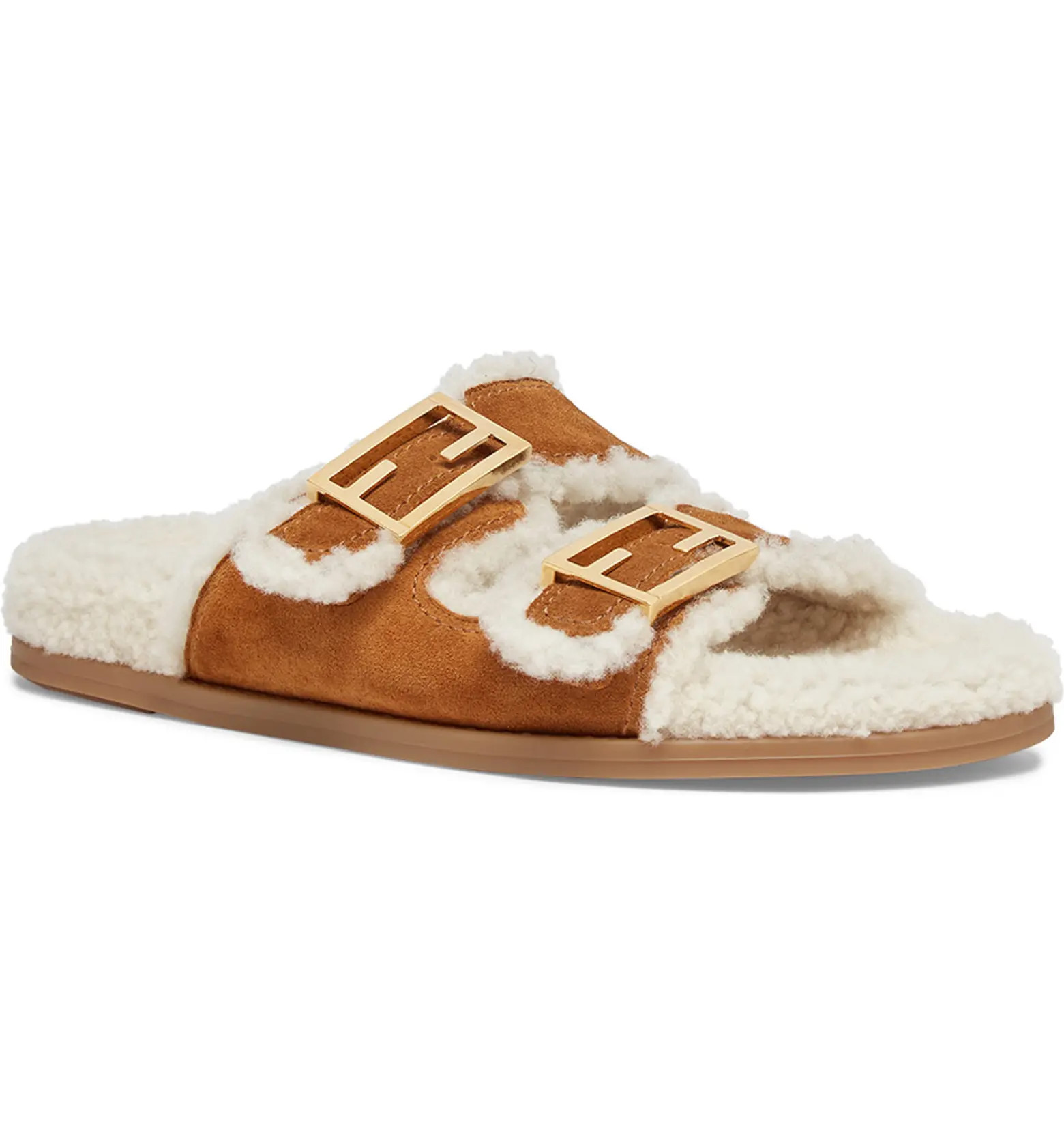 Feel Genuine Shearling Slide Sandal (Women) | Nordstrom