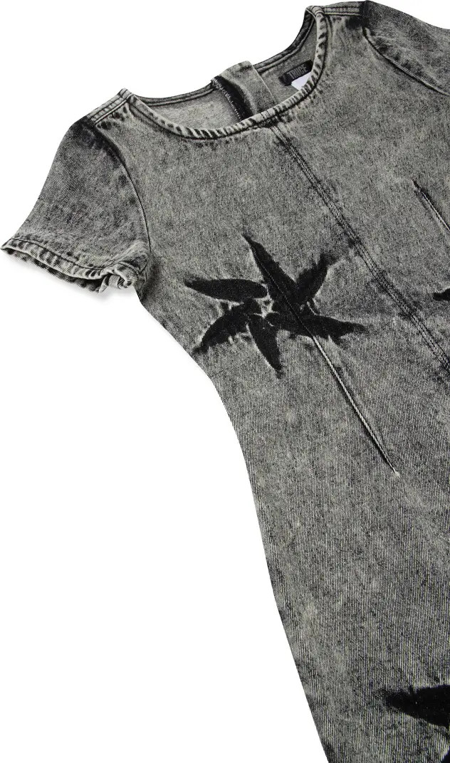 Truce Kids' Starburst Effect Denim Sheath Dress | Nordstrom | Nordstrom