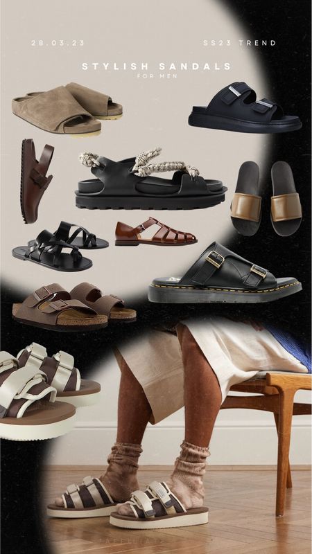 Trend led edit: Stylish Sandals 🖤🤎

#LTKshoecrush #LTKSeasonal #LTKmens