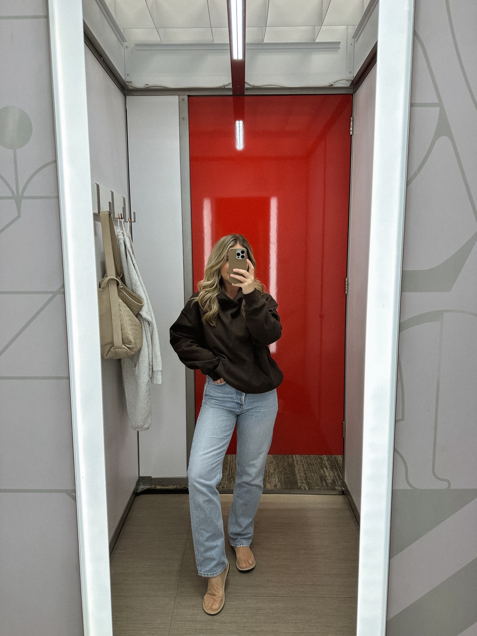 Small in the hoodie and size 24 in the jeans. 

#LTKStyleTip #LTKFindsUnder100 #LTKFindsUnder50