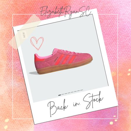 Adidas Gazelles - the pink tigers got restocked and are selling out *right now 🐯 I linked some of my other favorites (restocks on some Saturday).💕
Sneakers
Summer Shoes
Pink Gazelles 
It Shoes
Shoes of the Summerr

#LTKU #LTKActive #LTKfitness