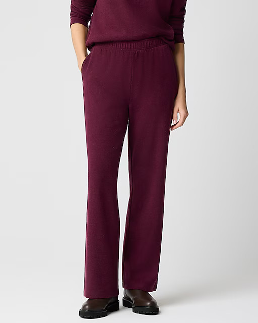 Petite straight-leg sweatpant in cloudspun yarn | J.Crew Factory