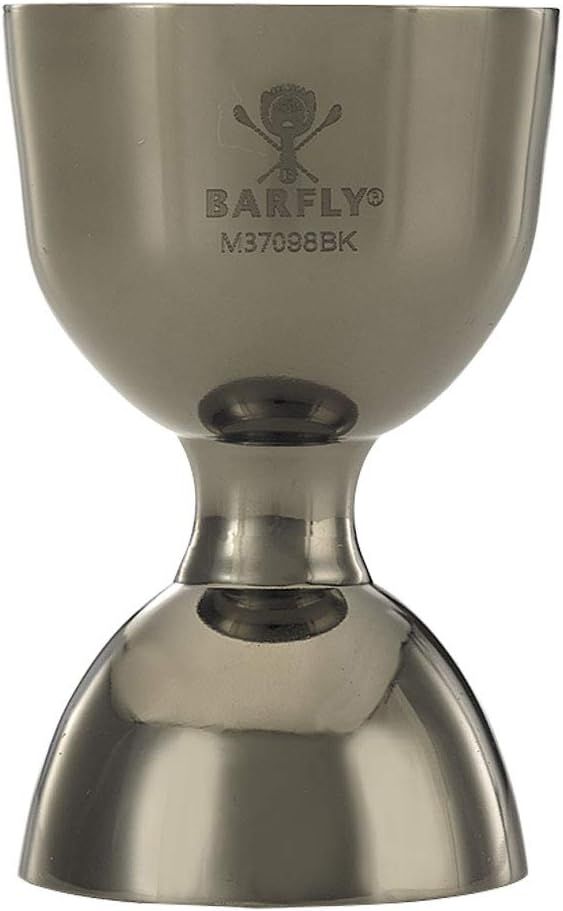 Barfly M37098BK Heavy-Duty Straight Rim Bell Jigger, 25 ml x 50 ml, Black | Amazon (US)