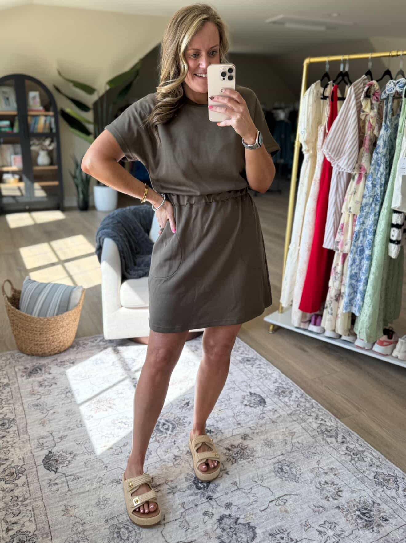 Casual summer dress

Amazon fashion summer outfit mini dress platform sandals

#LTKmomlife #LTKgrwm #LTKootd