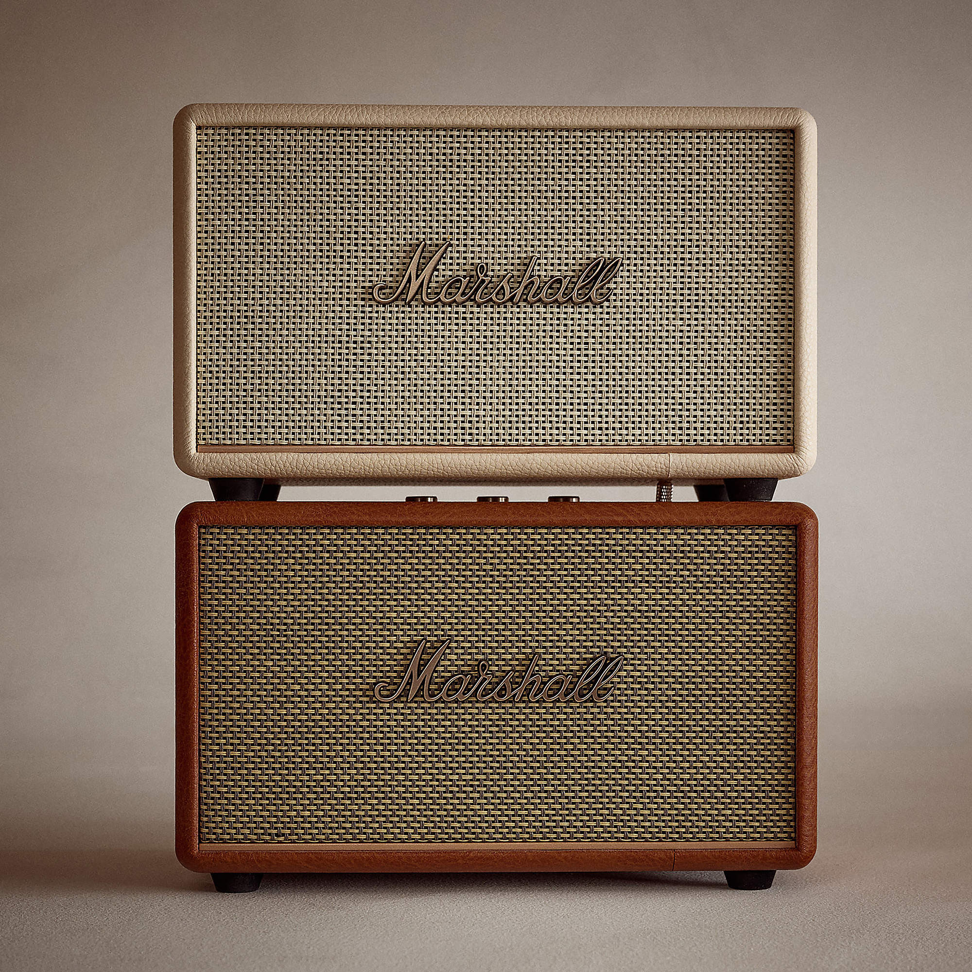 Marshall Acton III Brown Vintage Bluetooth Speaker + Reviews | CB2 | CB2