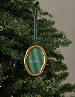 Puddle Mini Picture Frame Ornament by Sarah Sherman Samuel, Gold | Lulu and Georgia 