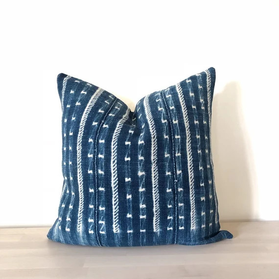 Azure | Vintage Indigo Pillow | Etsy (US)