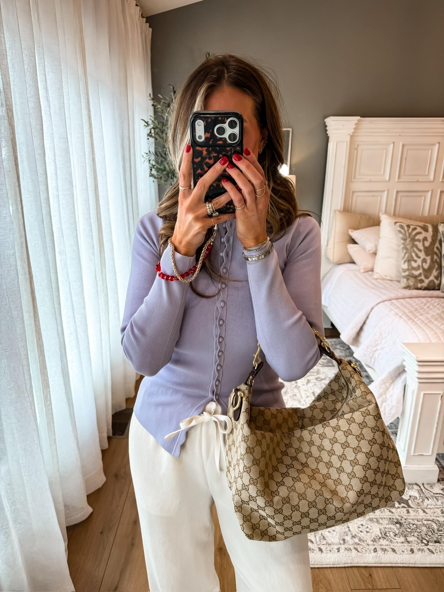 Styling these viral pants and a more spring forward way I love the lavender mixed with the ivory pants. I’ve also linked up the Target version. If you prefer that price point I wear a size medium. Themominstyle 

#LTKdayinmylife #LTKmomlife #LTKootd