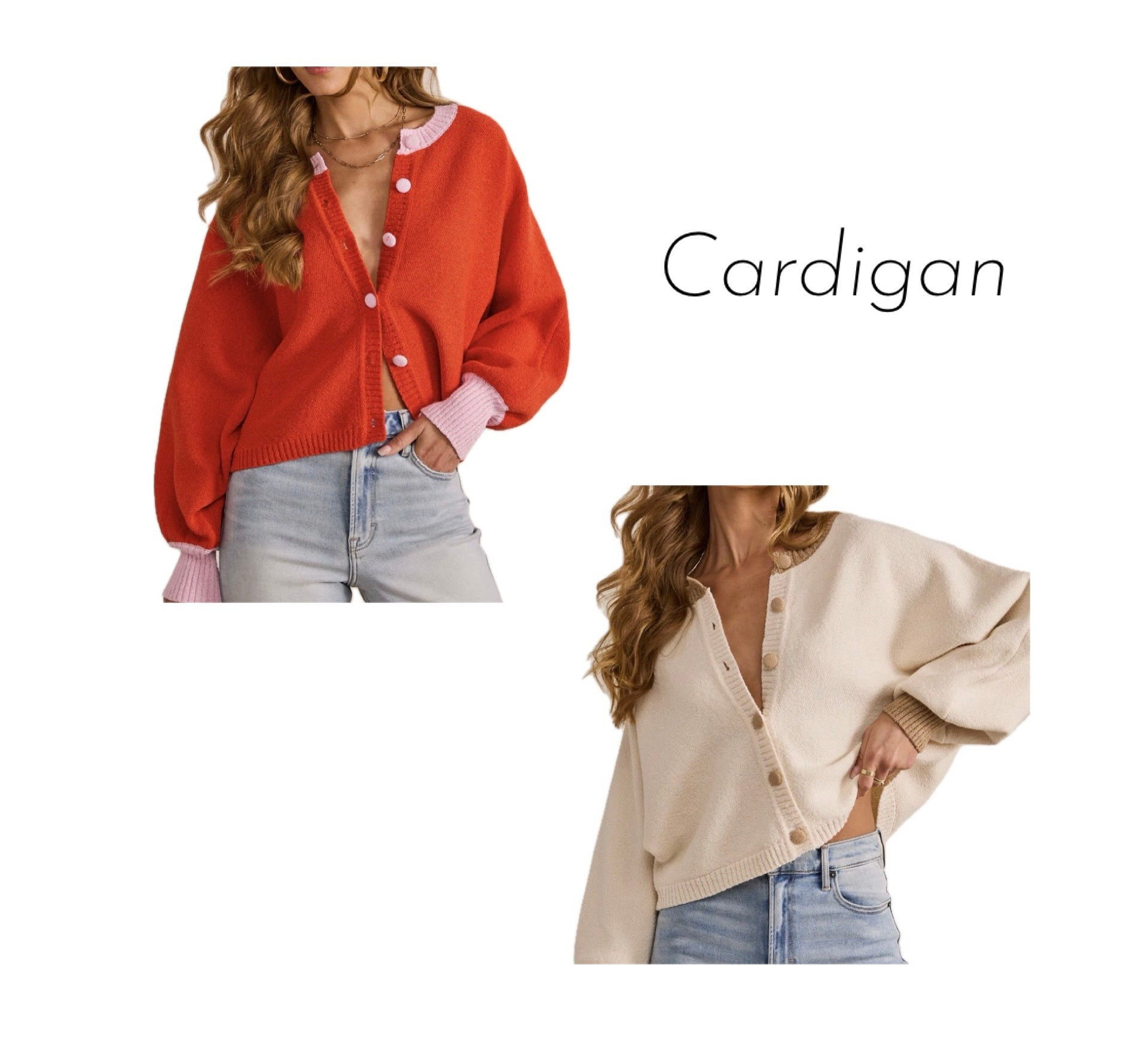 Cute contrast colors on these cardigans!

#LTKSaleAlert #LTKSeasonal #LTKgrwm