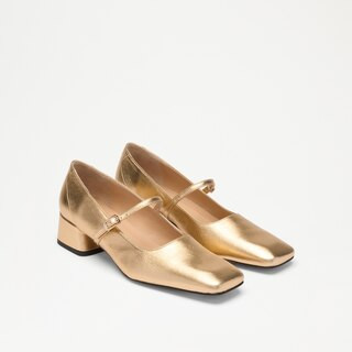 Low Heel Square Toe Mary Jane | Russell & Bromley