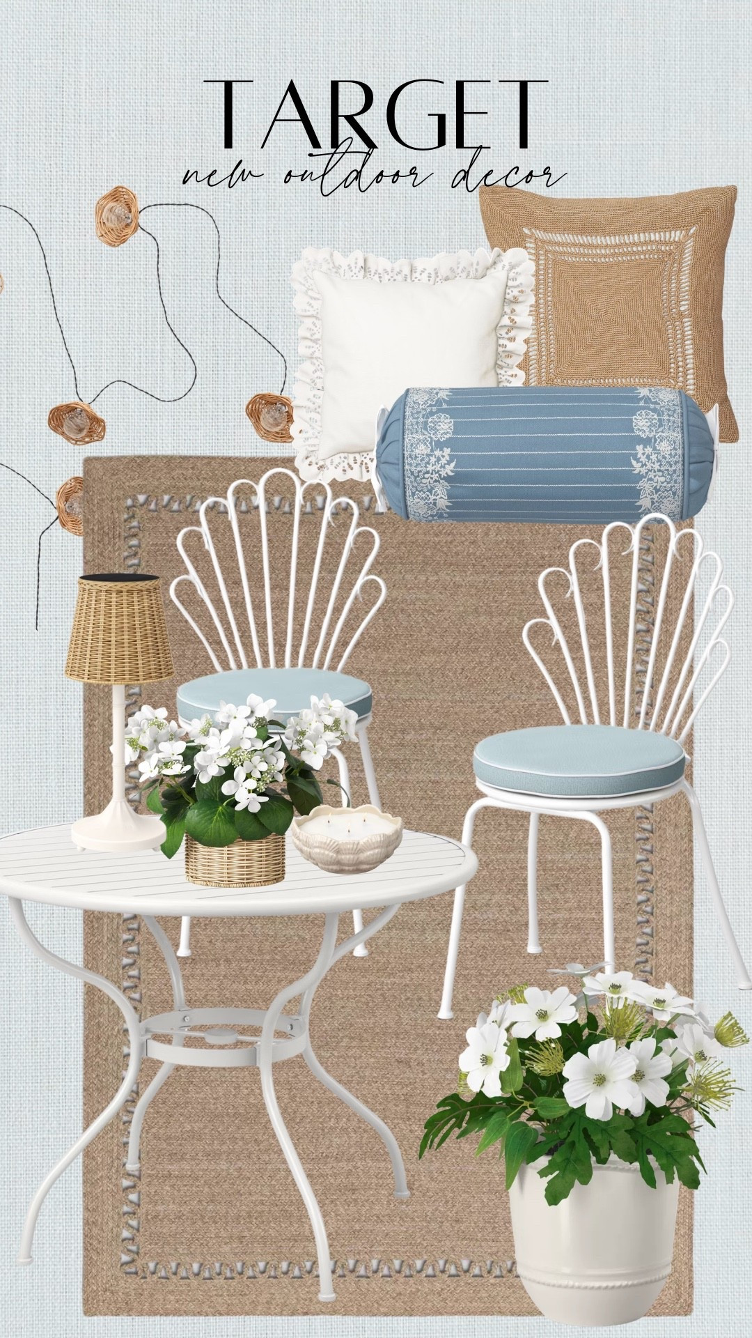 @Target new outdoor decor!! Studio McGee collection is so good, loving the coastal vibes #Target #TargetPartner

#LTKSeasonal #LTKHome