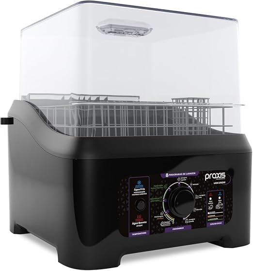 Praxis Lava Louça Portátil 3L 8 Programas de Lavagem 220v Preta | Amazon (BR)