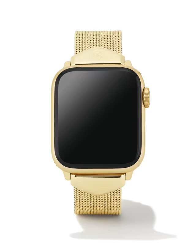 Mia Mesh Watch Band in Gold Tone Stainless Steel | Kendra Scott