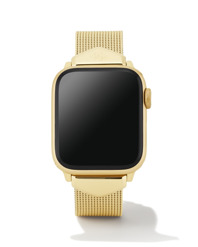 Mia Mesh Watch Band in Gold Tone Stainless Steel | Kendra Scott