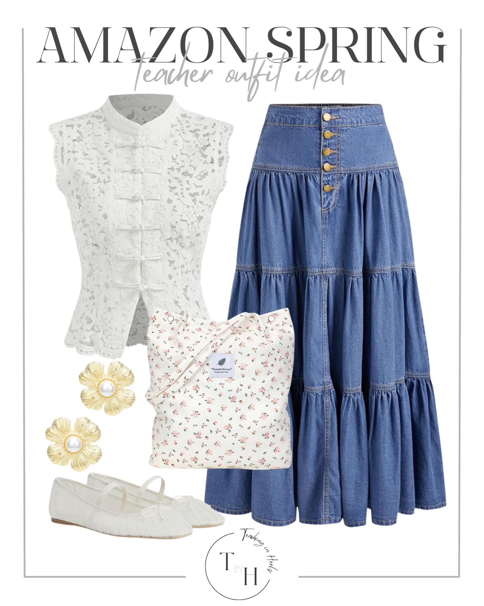 Amazon spring teacher outfit idea

spring dresses and skirts
lightweight sweaters
everyday spring tops
denim and casual jackets
linen pants and sets
layering basics for warm weather
floral and pastel pieces
casual spring outfits

#LTKSeasonal #LTKootd #LTKSaleAlert
