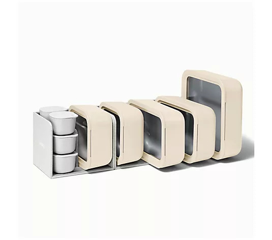 Caraway Home 11-Piece Glass Food Storage Set - QVC.com | QVC