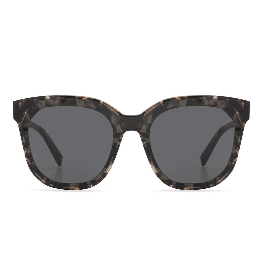 COLOR: espresso tortoise   grey sunglasses | DIFF Eyewear