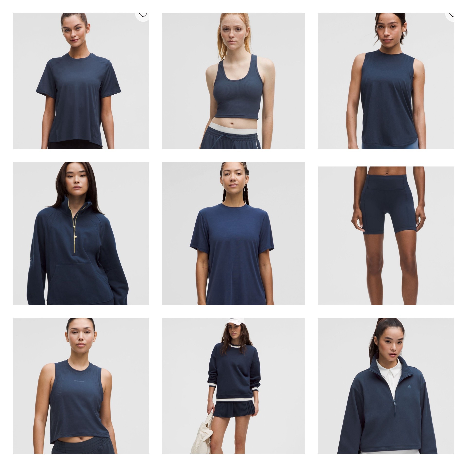 Lululemon’s Club Blue works for Dark Autumns 🍂!