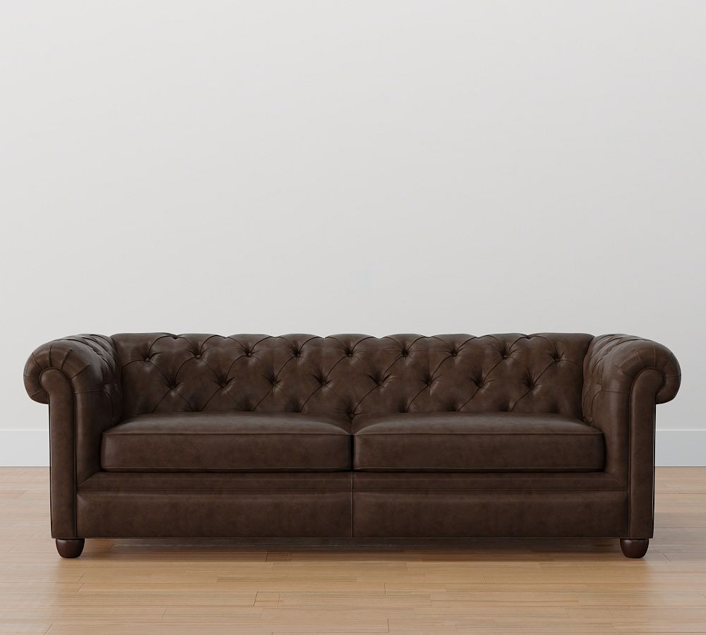 Chesterfield Leather Sofa | Pottery Barn (US)