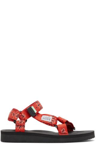 Red DEPA-CAB Sandals | SSENSE