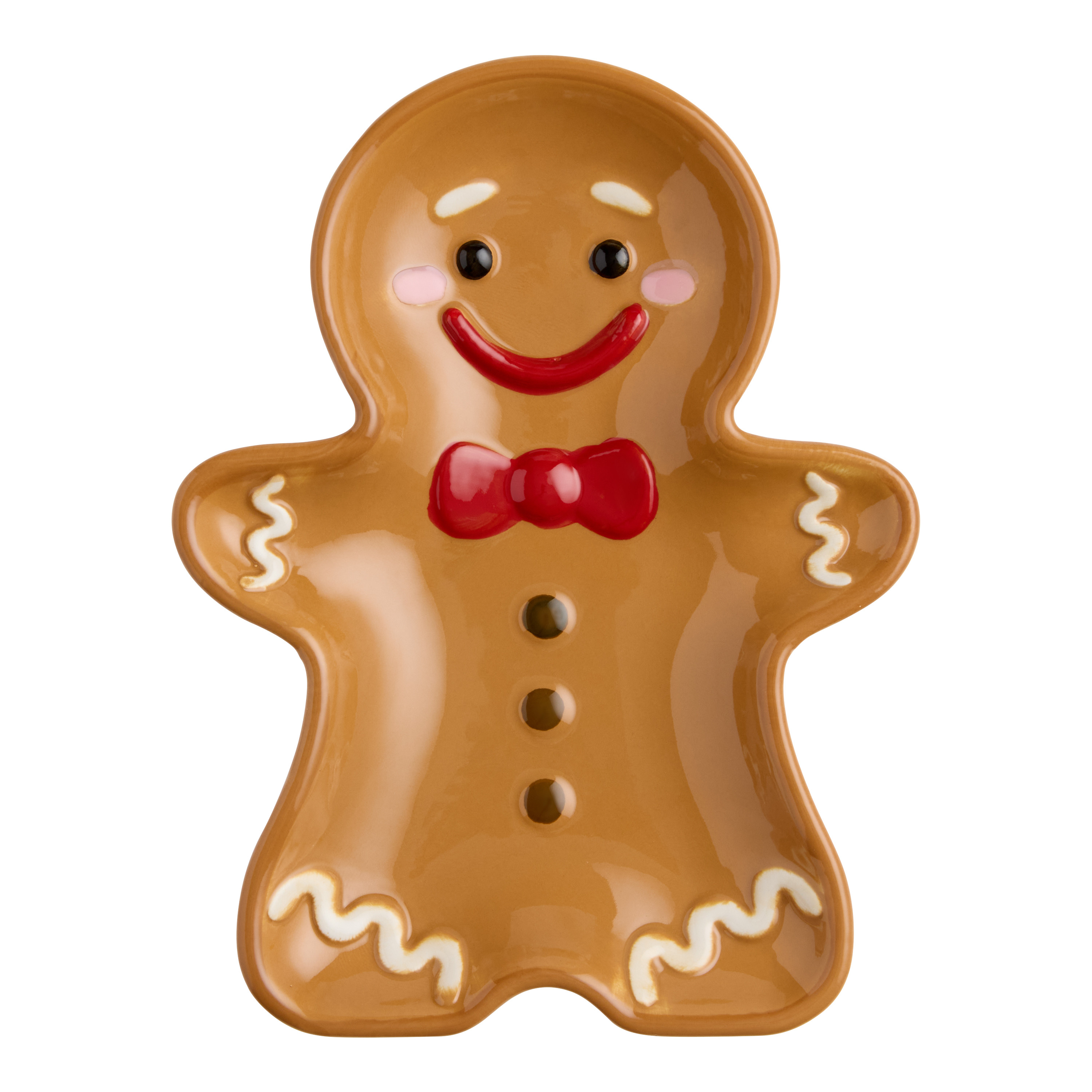 Hand Painted Gingerbread Man Figural Spoon Rest | World Market