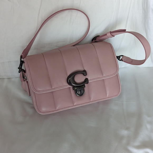 Pink coach studio bag | Poshmark