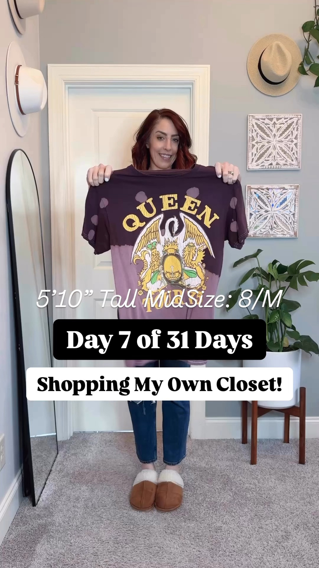 Cozy classics never go out of style. Especially when they’re tall-girl approved! I love Queen! To me they are a fun and classic band! 🎸 🥁 🎤 

Day 7 of my 31 Days of Closet Magic Challenge is serving up winter-ready vibes with this Abercrombie cream chunky knit cropped cardigan layered over a Queen Tour ’75 T-shirt. I paired it with Abercrombie 90’s High Rise Ankle Jeans (perfect for tall women!), a brown leather belt, and white Sam Edelman Chelsea boots. Fleece-lined boot socks keep it extra cozy, while layered turquoise and charm necklaces and a white puffer crossbody bag add the perfect finishing touches.

Are cozy classics your winter go-to?
✔️ Always!
🖤 Sometimes—I like to switch it up.

#ClosetMagicChallenge #CozyClassics #TallGirlFashion #TallWomenStyle #TallSizes #WinterOutfits 

#LTKMidsize #LTKShoeCrush #LTKStyleTip