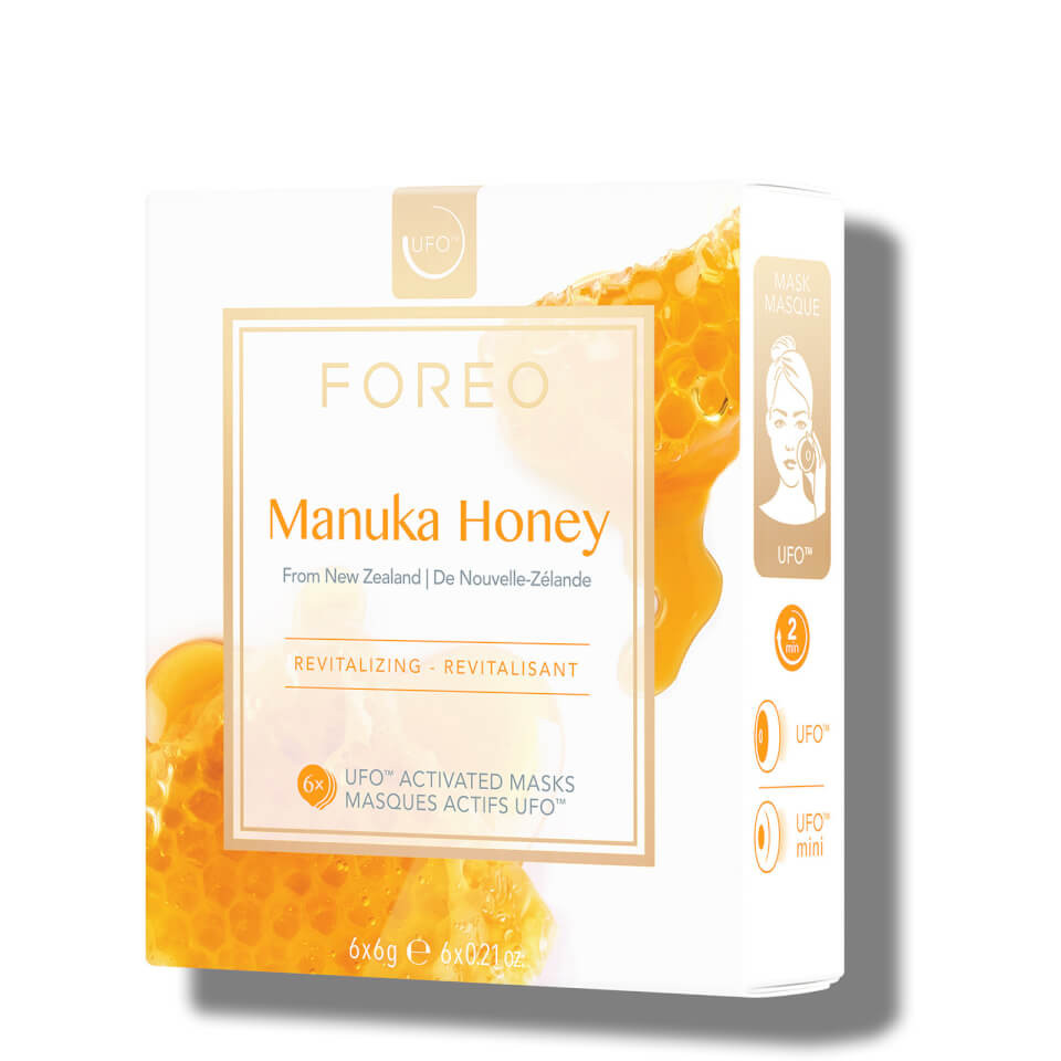 FOREO Manuka Honey UFO/UFO Mini Revitalising Face Mask for Ageing Skin (6 Pack) | Cult Beauty