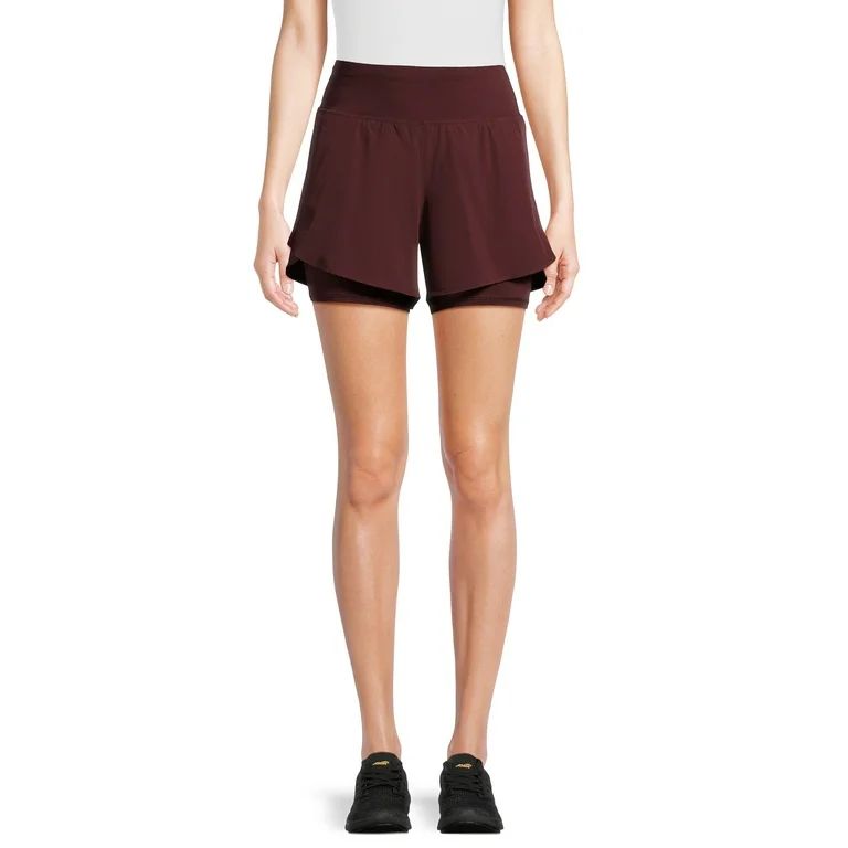 Avia Women's and Women's Plus Compression Waist Run Shorts, Sizes XS-XXXL | Walmart (US)