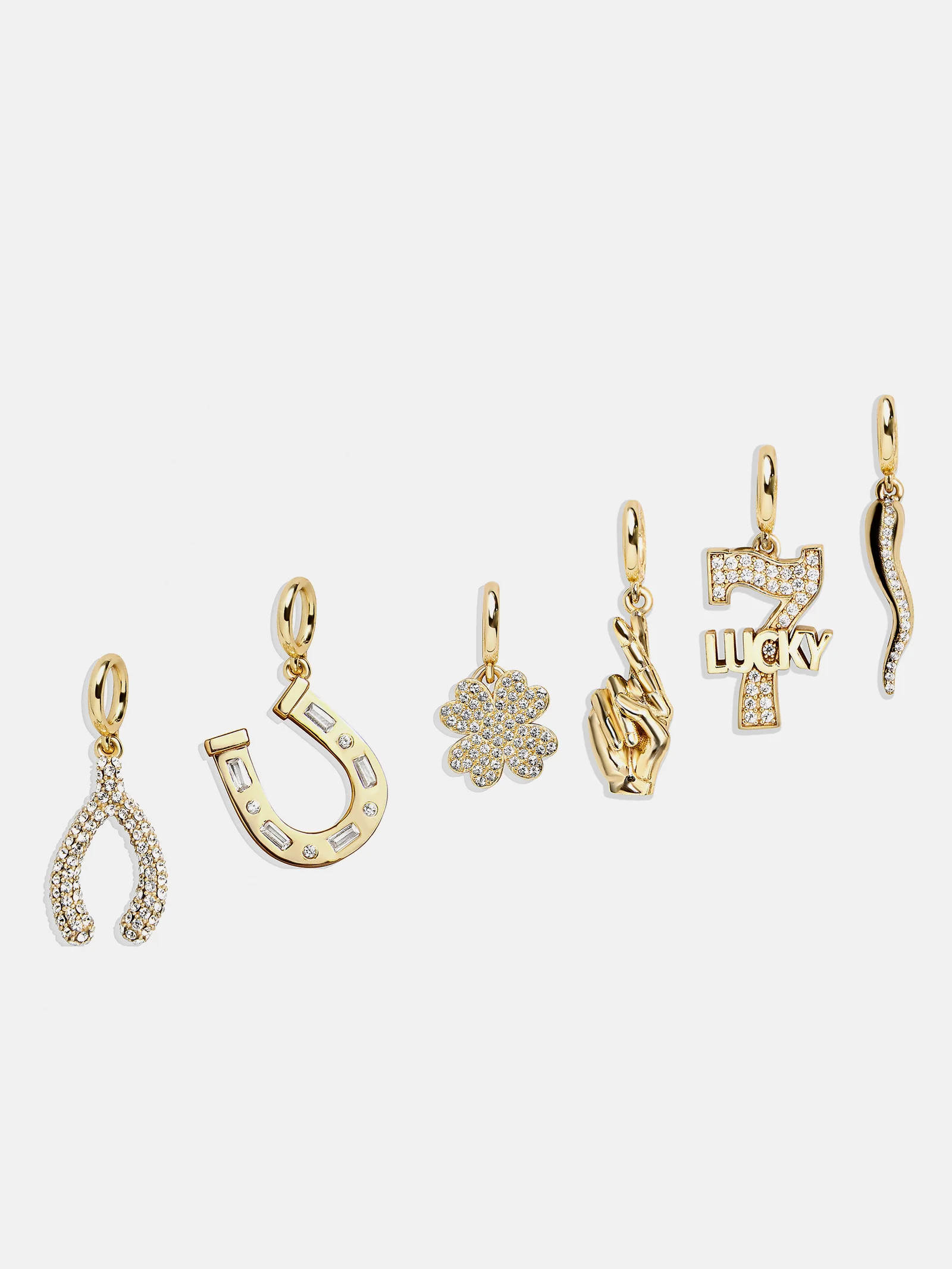 Luck Cluster Charm - Horseshoe | BaubleBar