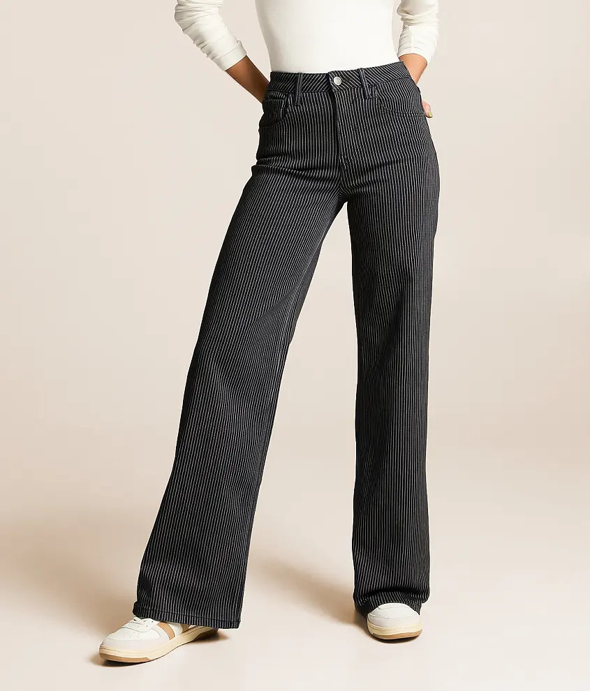 Olivia Striped High Rise Wide Leg Stretch Jean | Buckle
