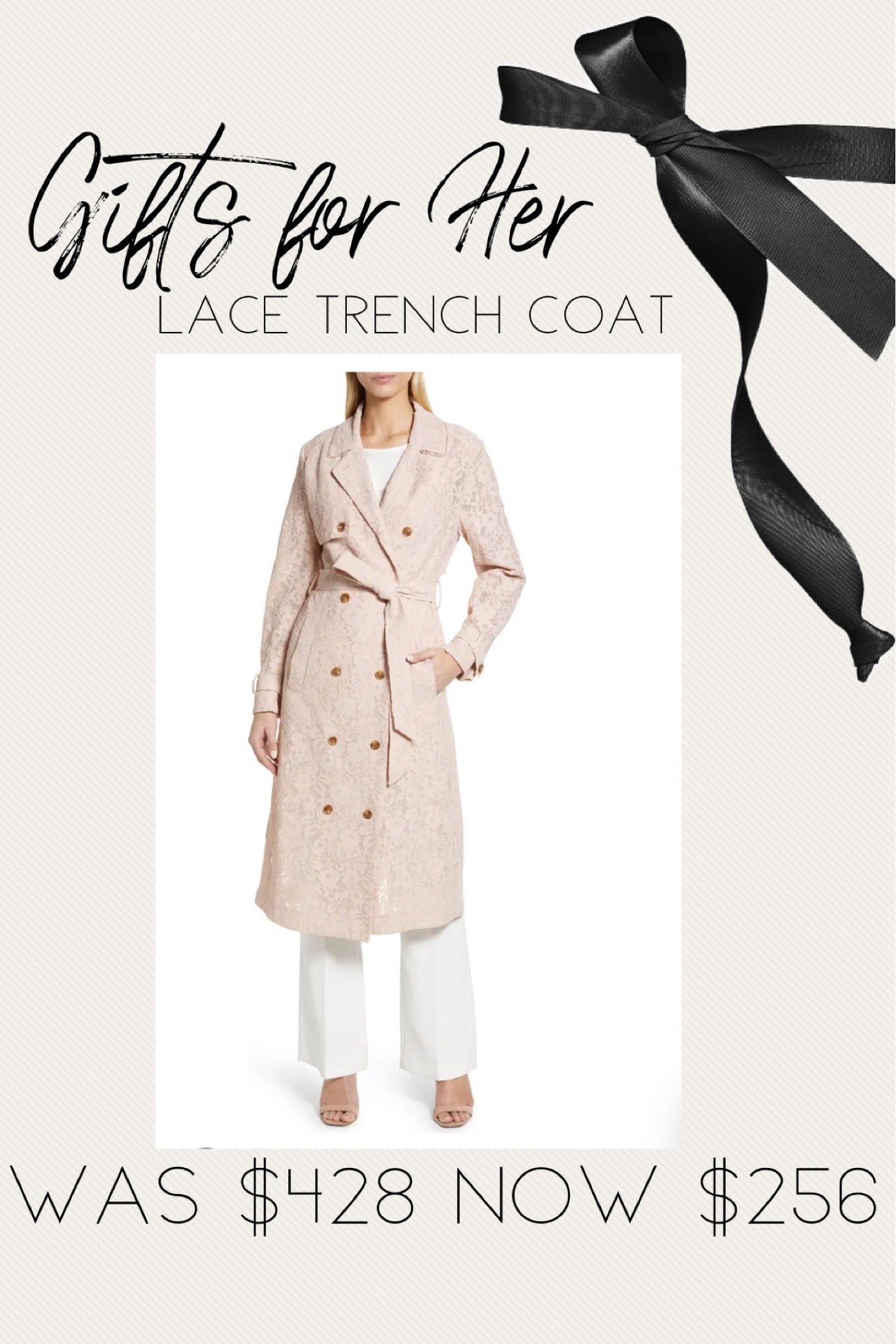 Dusty Rose colored lace trench coat by Rachel Parcell at Nordstrom.

Women’s gift ideas
Gift guide
Nordstrom find
Women’s coat 
Gift ideas 

#LTKGiftGuide #LTKworkwear #LTKsalealert
