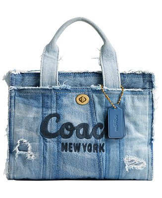 Cargo Small Repurposed Denim Patchwork Tote Bag 26 | Macy's