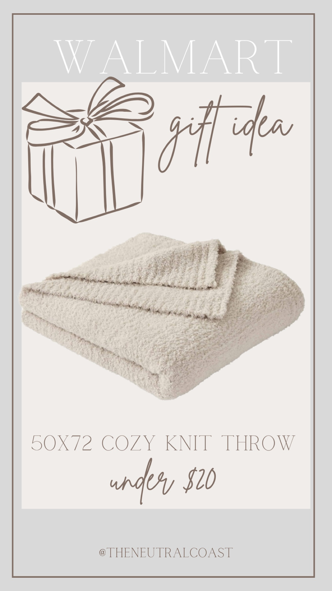 Give someone the gift of cozy and soft with this throw from Walmart! 
Under $20 - the perfect last minute gift idea!

#LTKFindsUnder50 #LTKGiftGuide #LTKHome